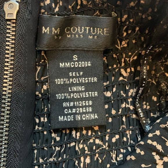 MM Couture by Miss Me Strapless Party Cocktail Dress—size small - Picture 10 of 12